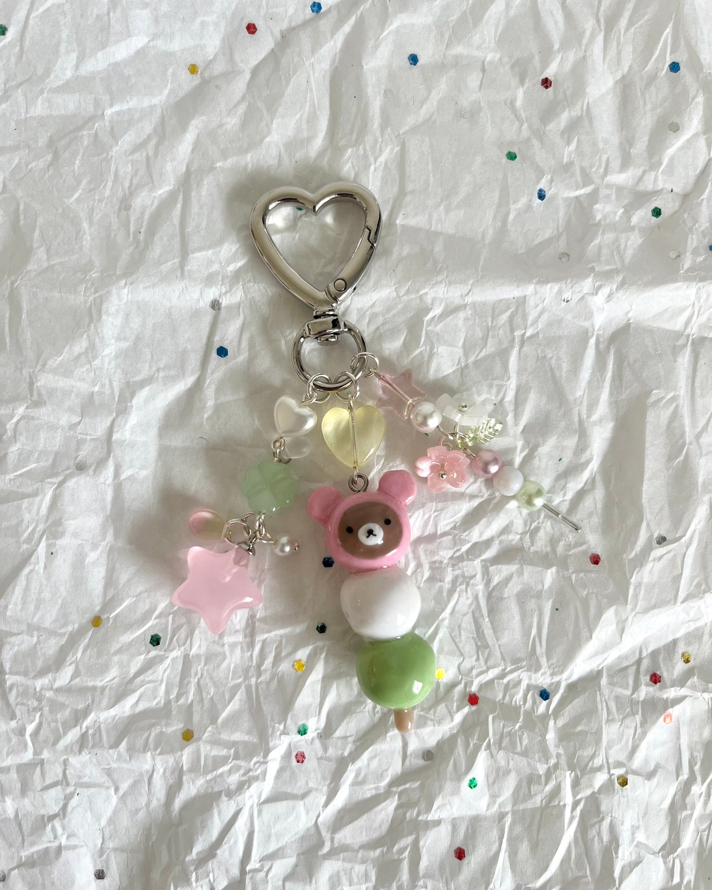 rilakkuma dango keychain