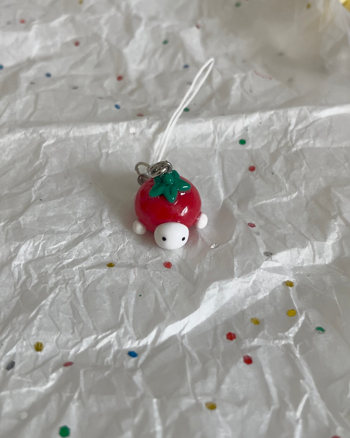 food turtle clay charms