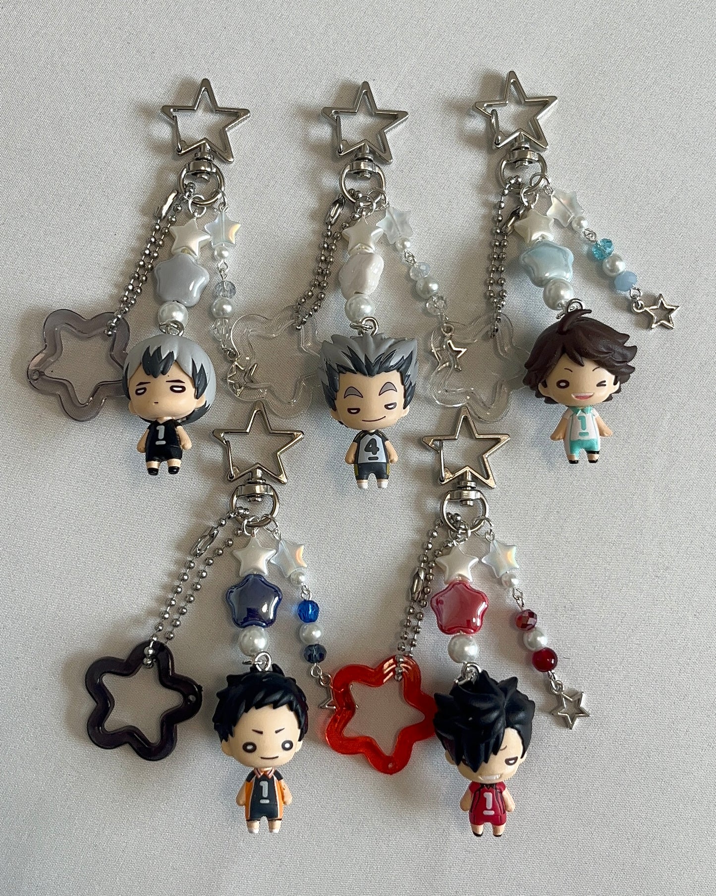 mini haikyuu charms