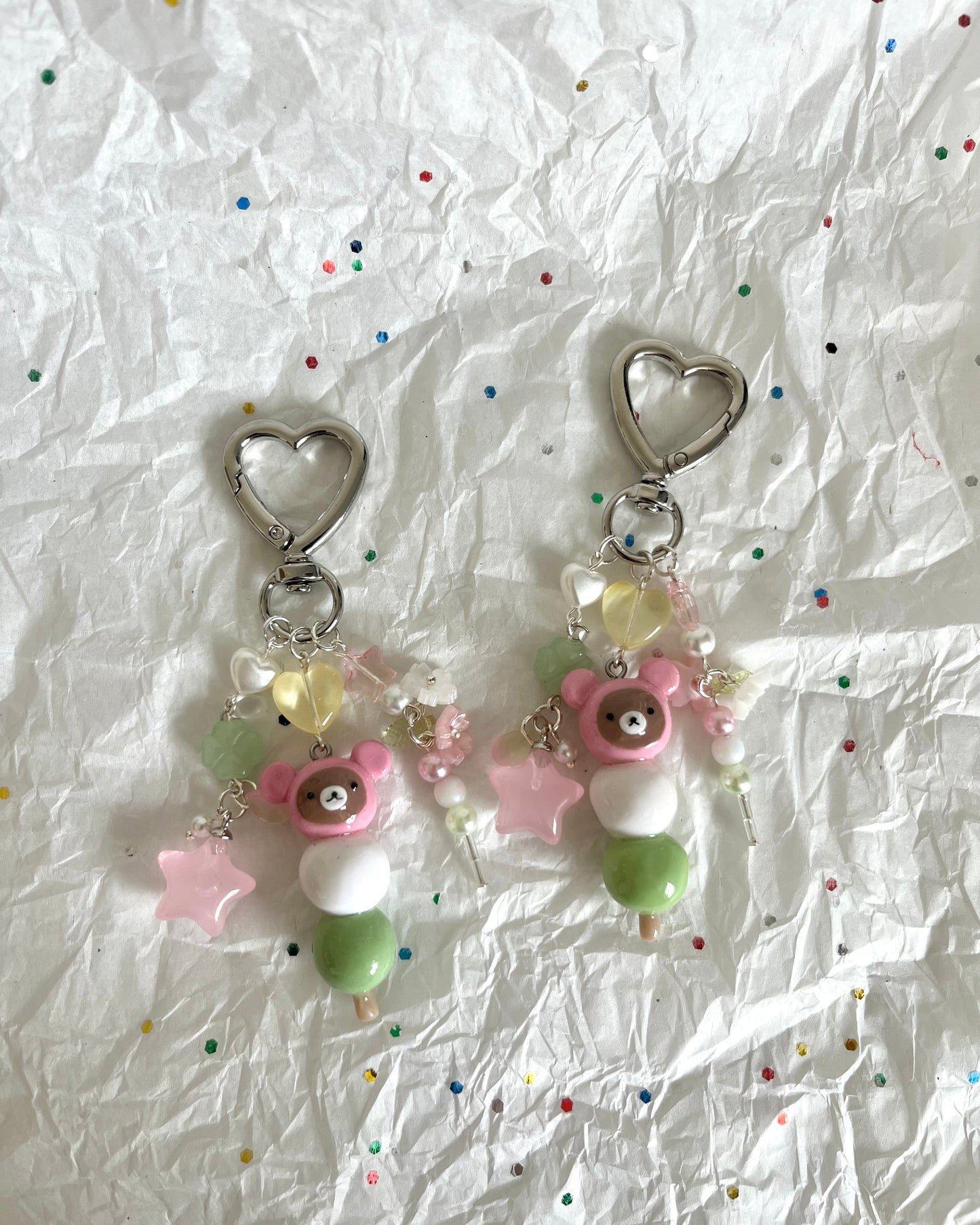 rilakkuma dango keychain