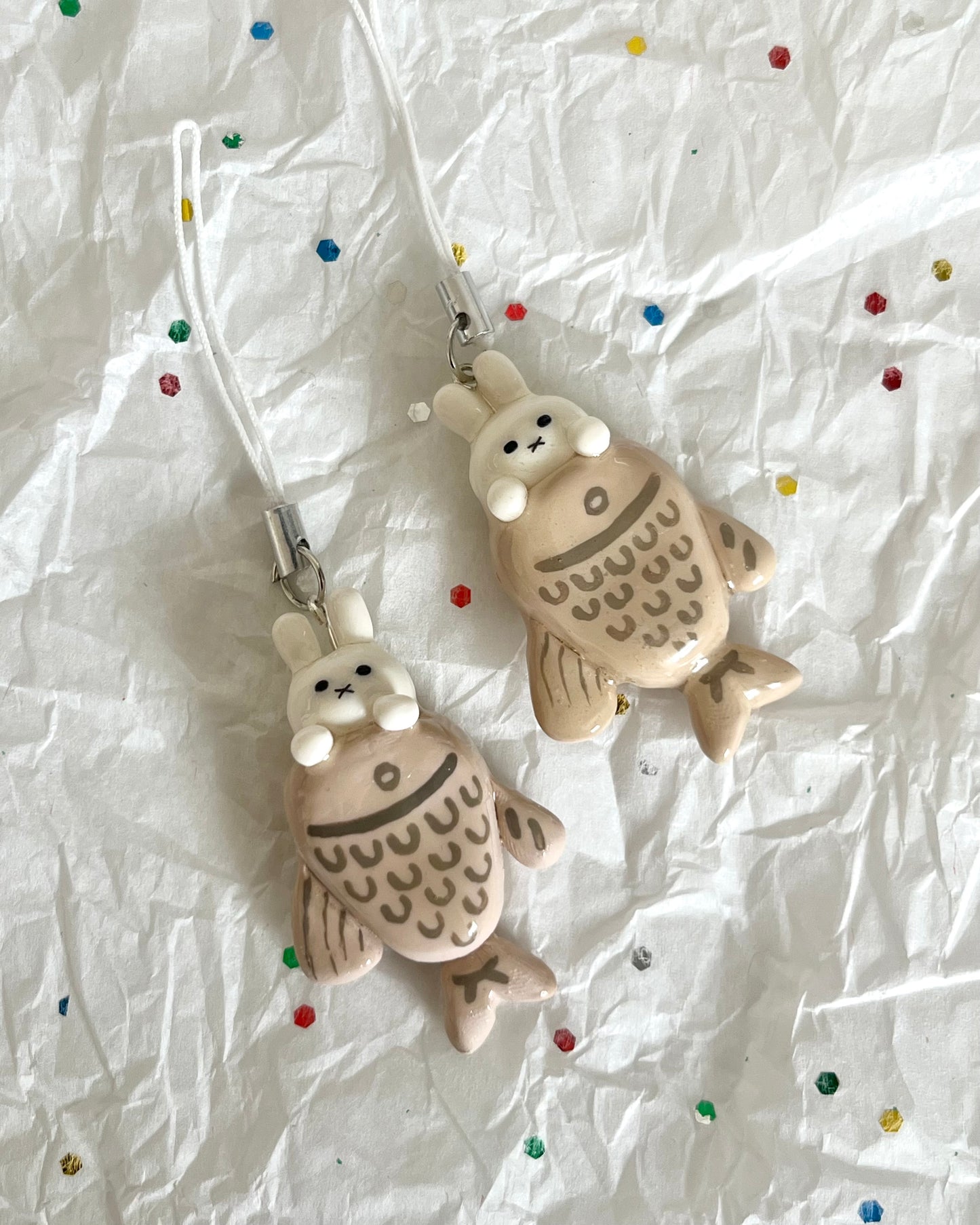 miffy taiyaki clay charm