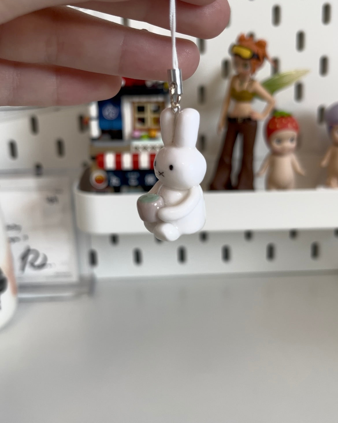 Matcha miffy clay phonecharm