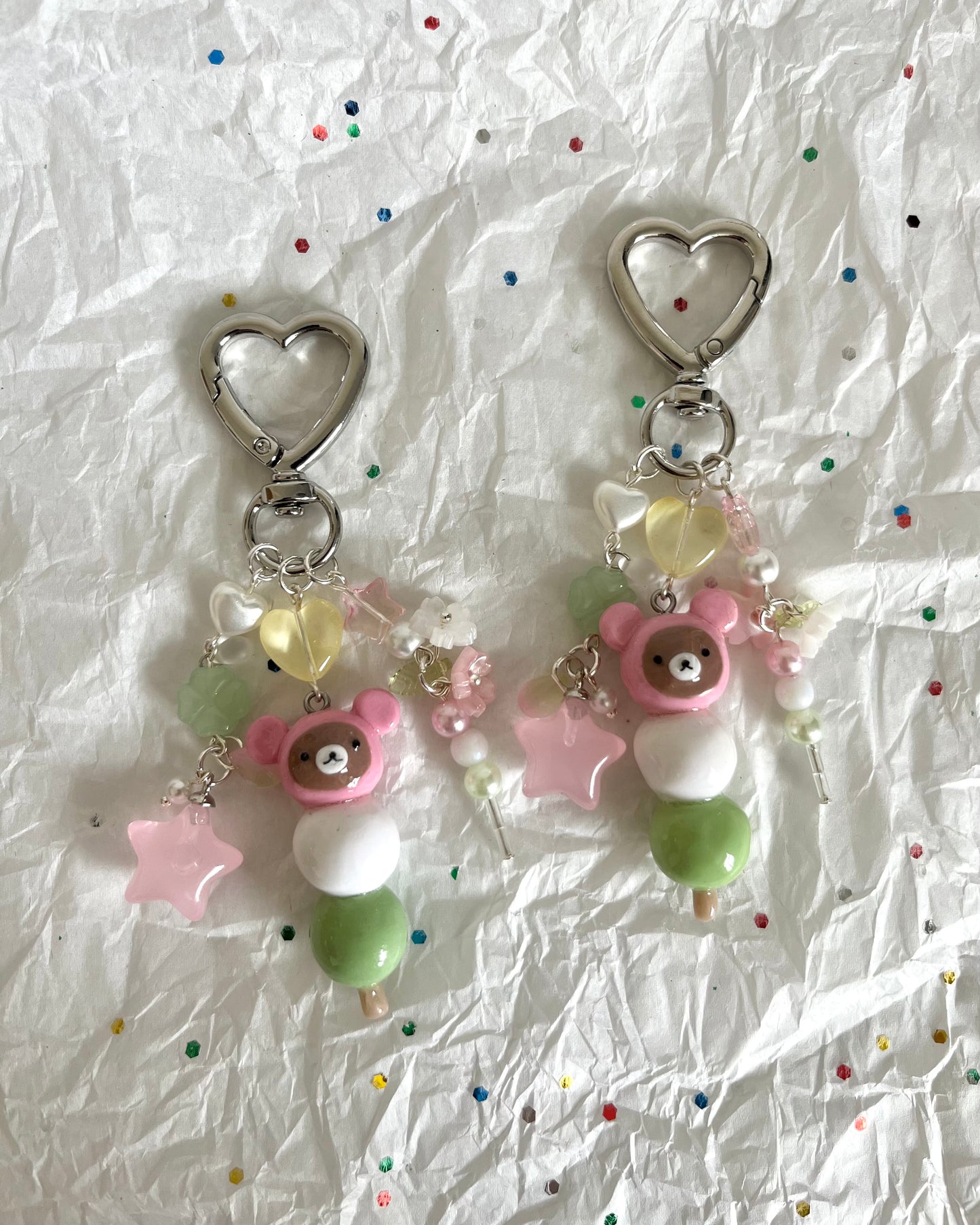 rilakkuma dango keychain