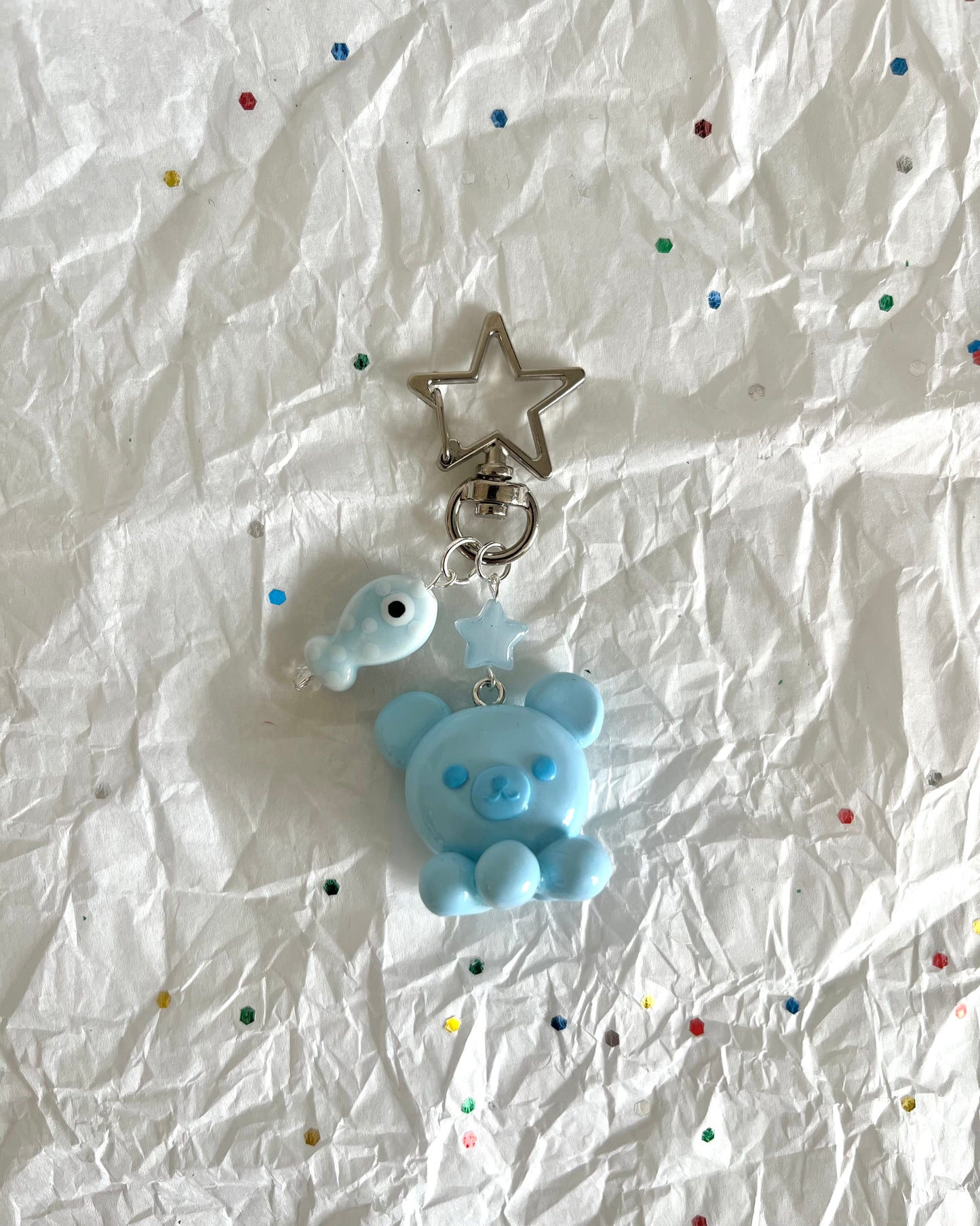jellyfish rilakkuma keychain