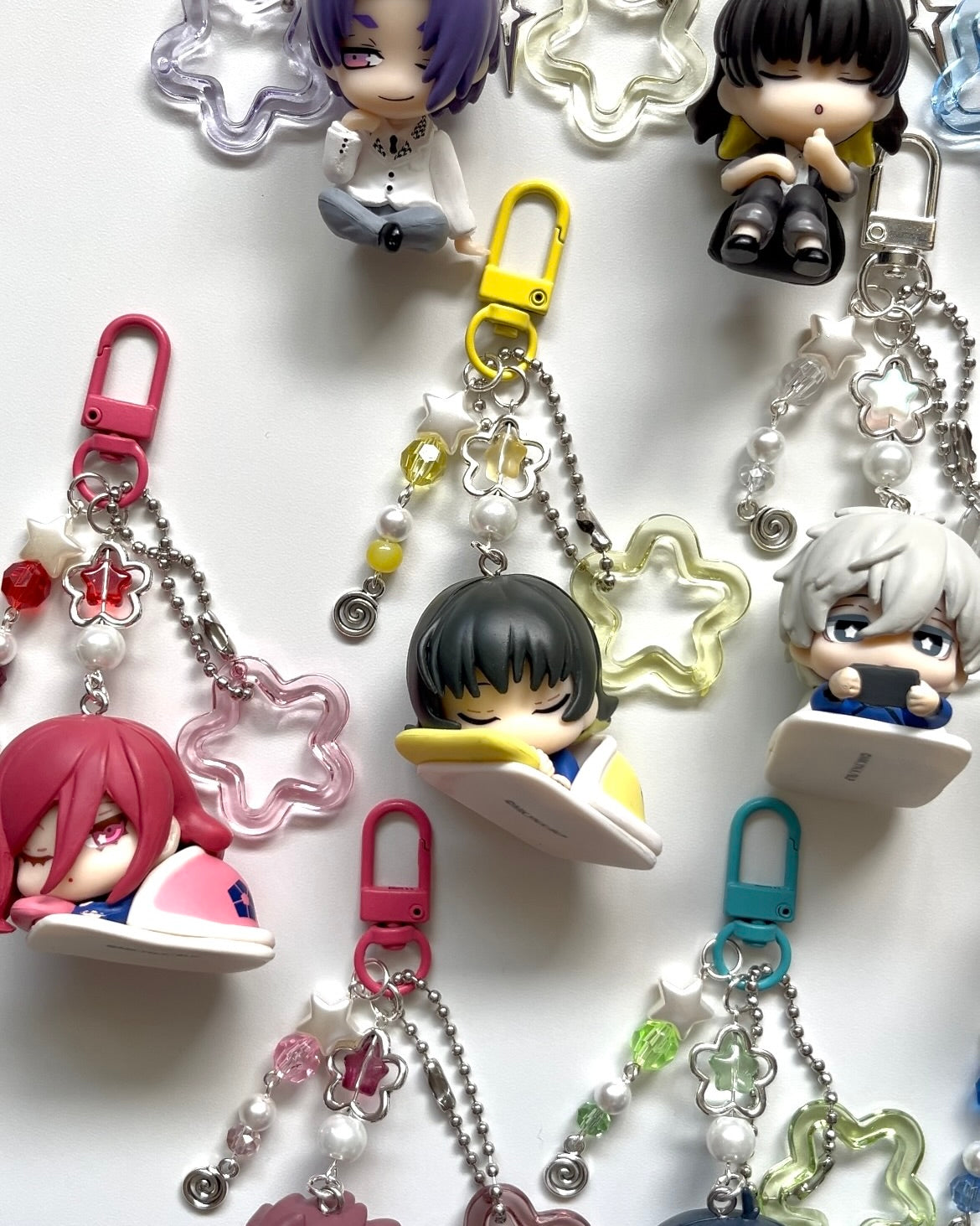 sleepy bluelock keychain