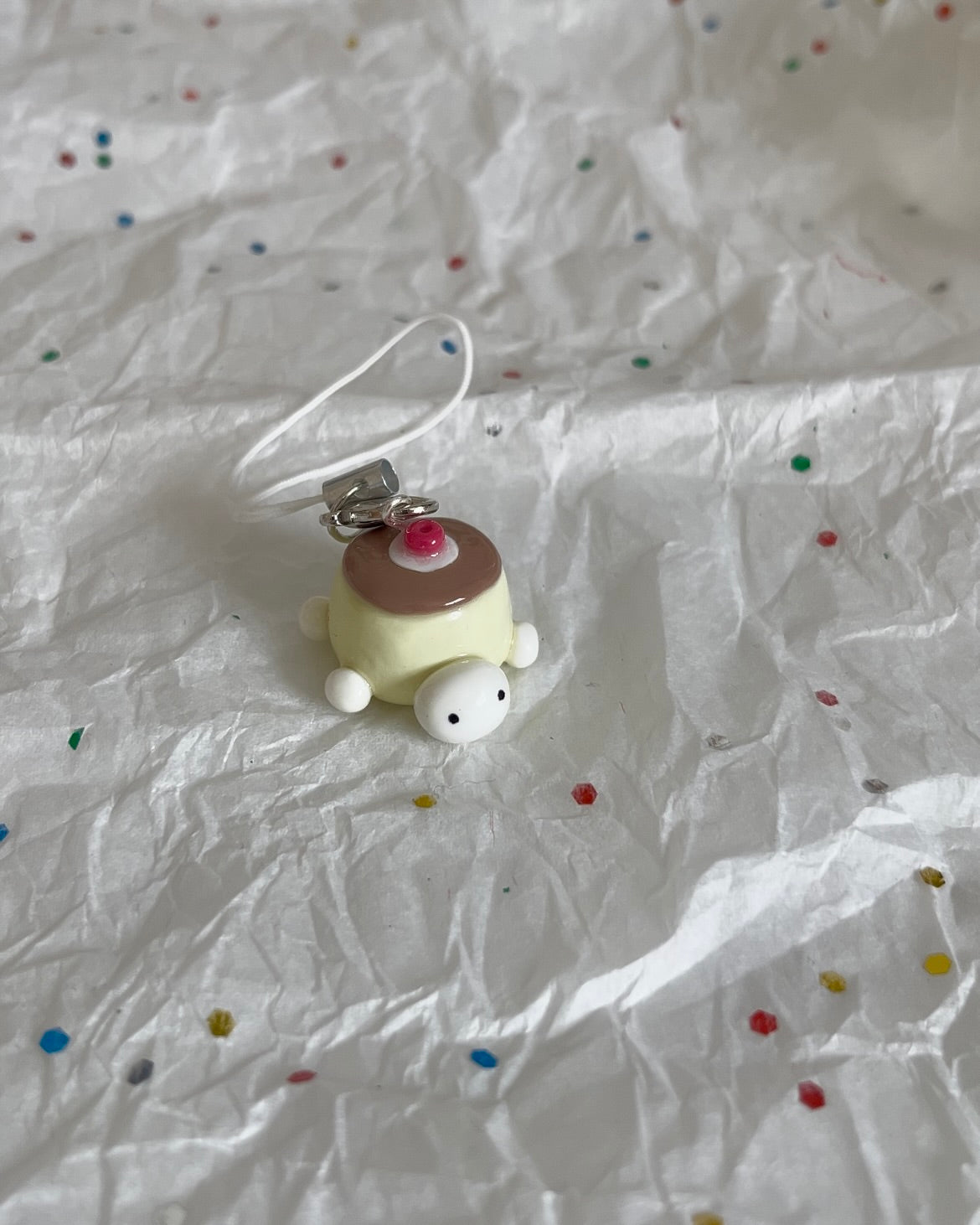 food turtle clay charms