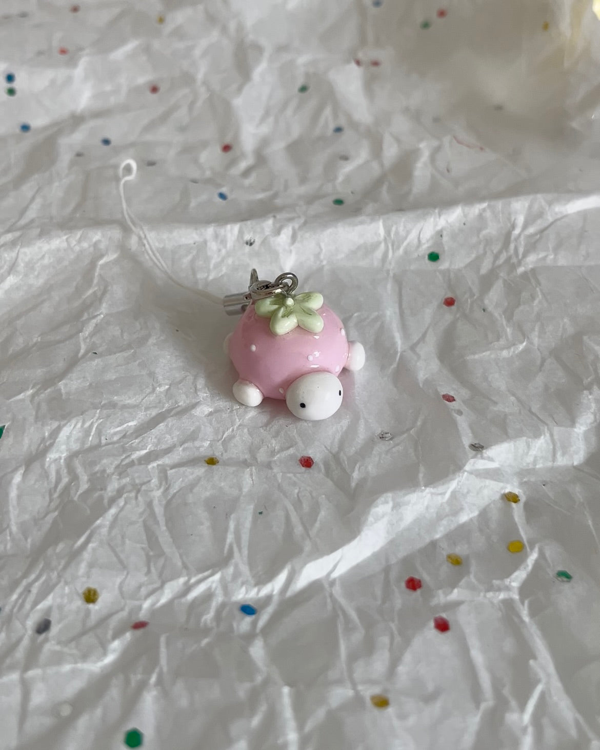 food turtle clay charms