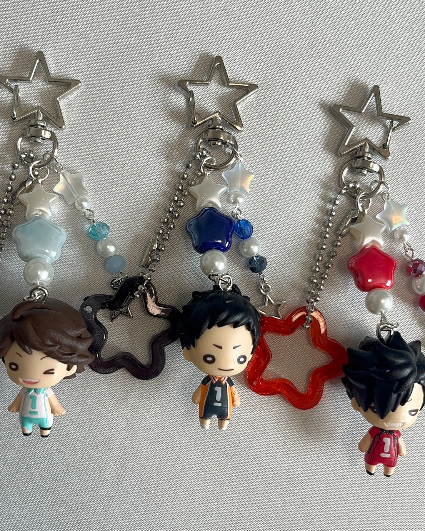 mini haikyuu charms