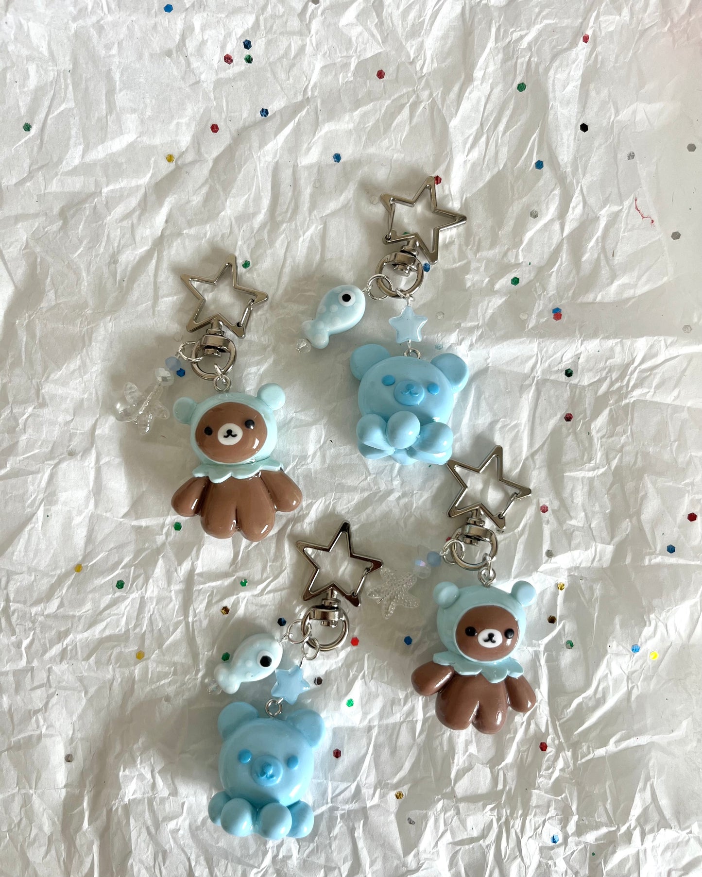 jellyfish rilakkuma keychain