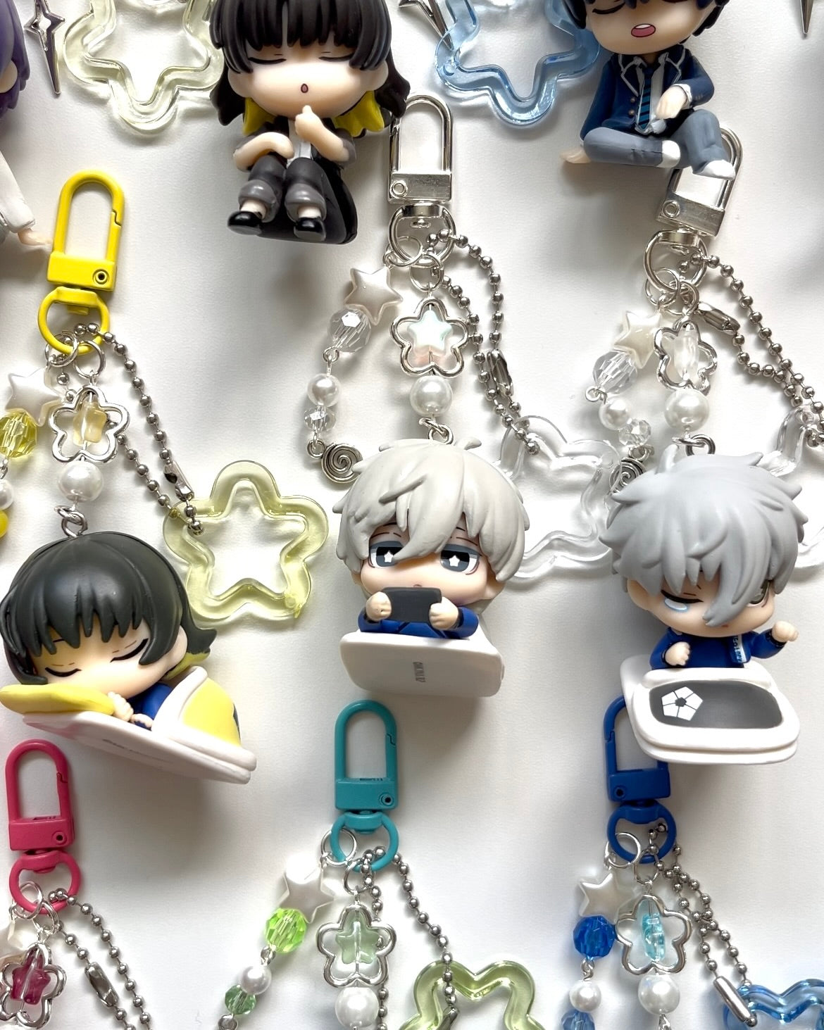 sleepy bluelock keychain