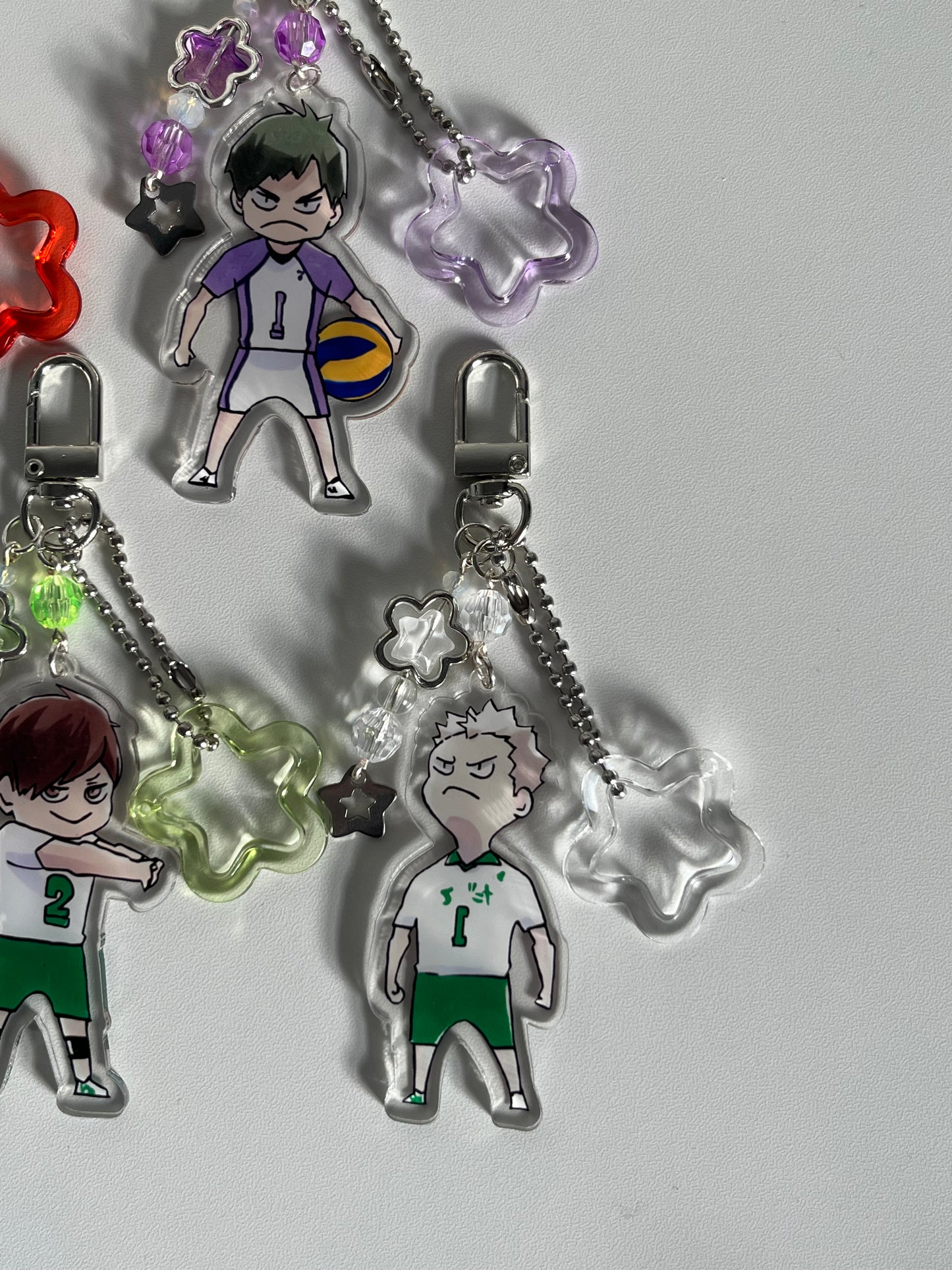 Acrylic Haikyuu keychains