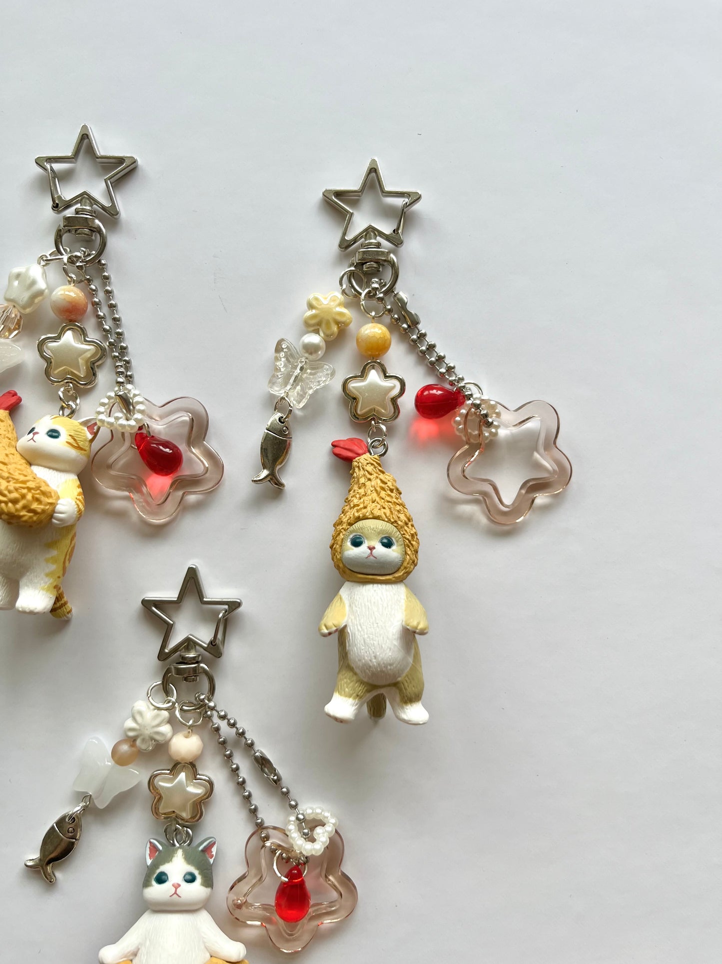 Mofusand tempura keychains