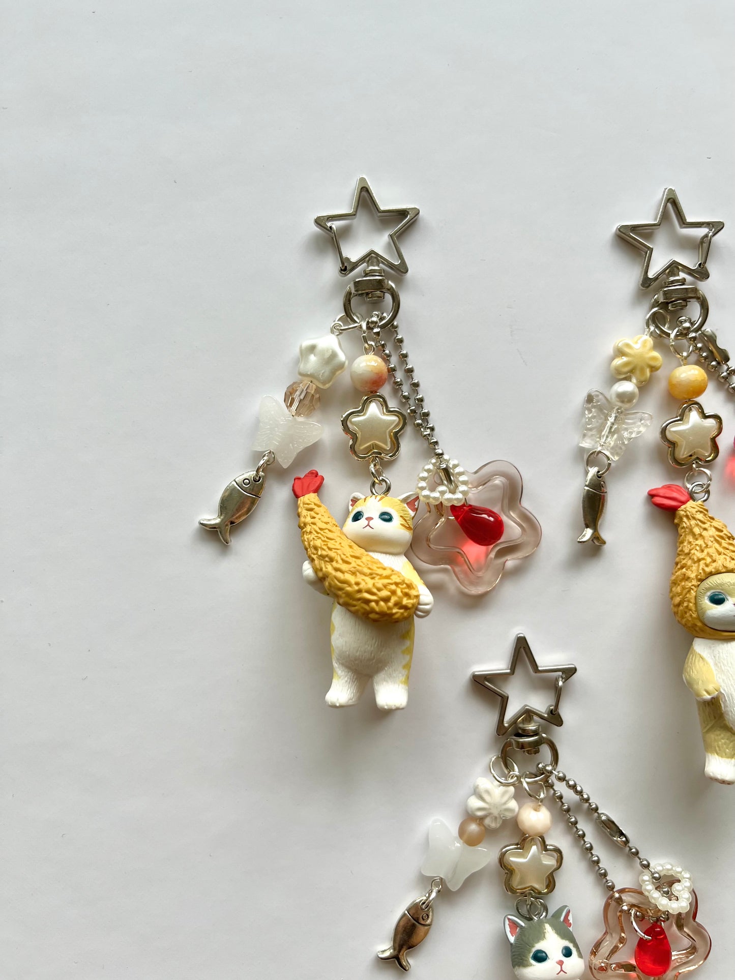 Mofusand tempura keychains