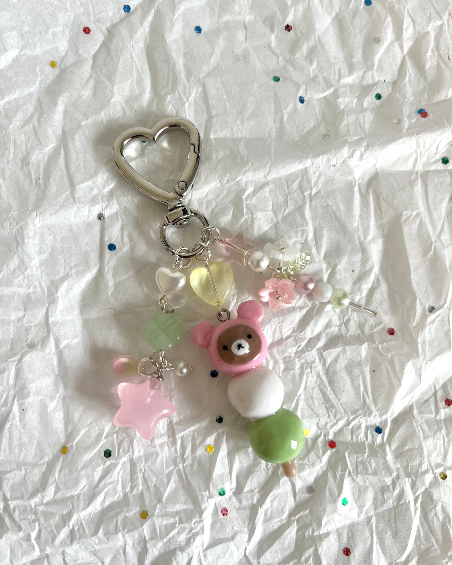 rilakkuma dango keychain