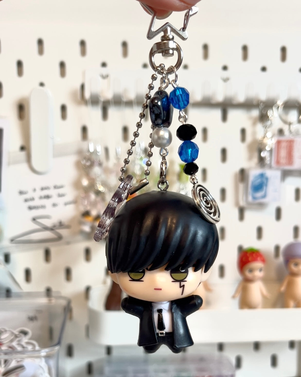 mashle magic and muscles keychains