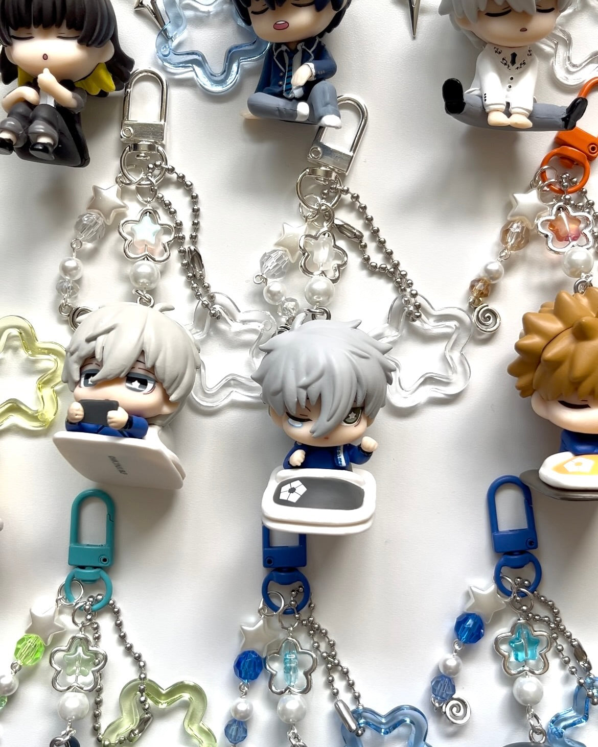 sleepy bluelock keychain