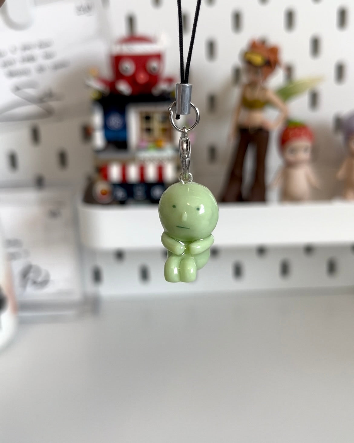 Smiski clay phonecharm glow in the dark