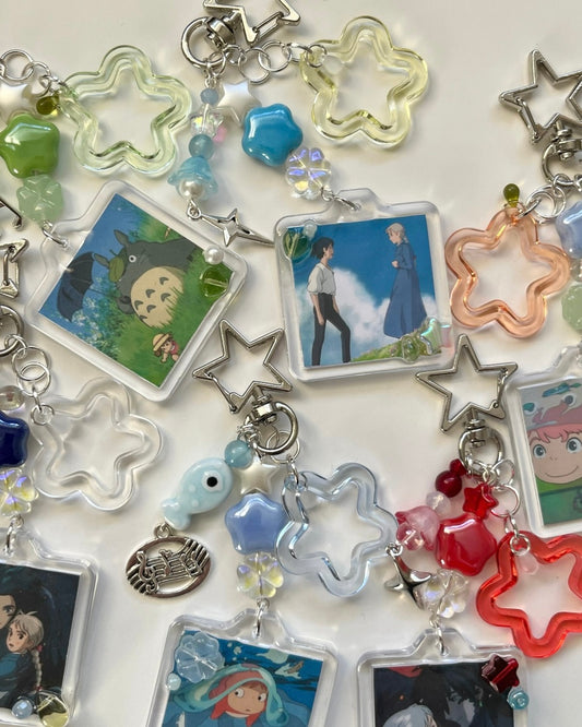 Studio ghibli inspired keychains!!