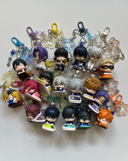 sleepy bluelock keychain
