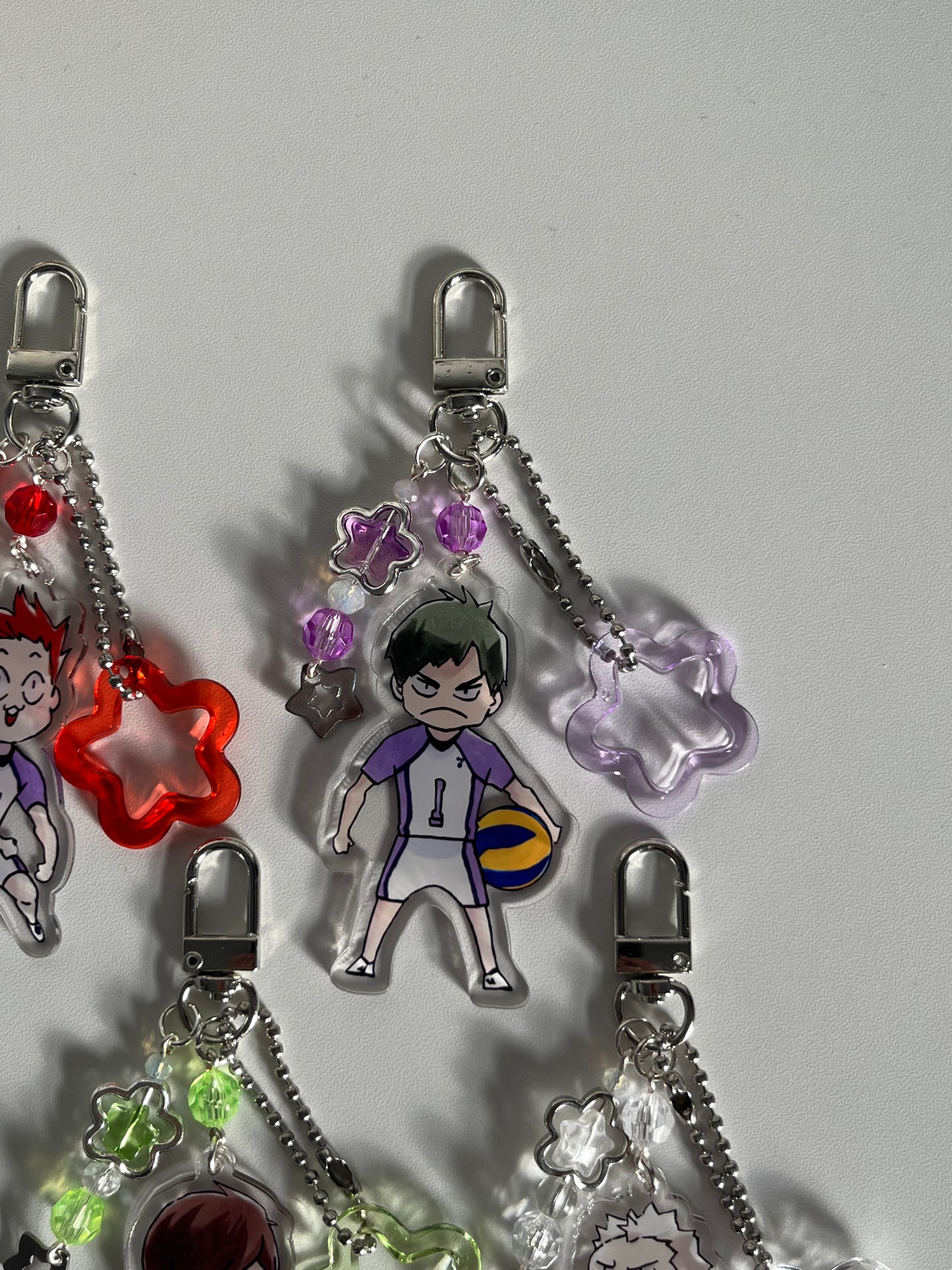 Acrylic Haikyuu keychains