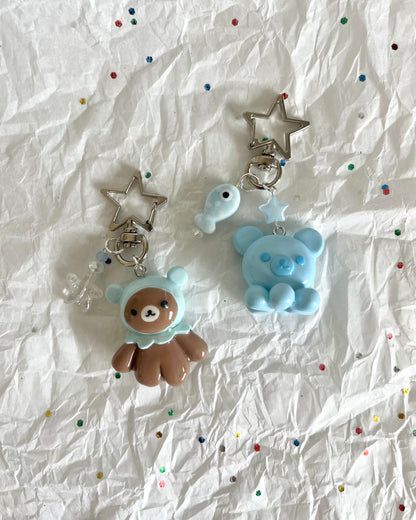 jellyfish rilakkuma keychain