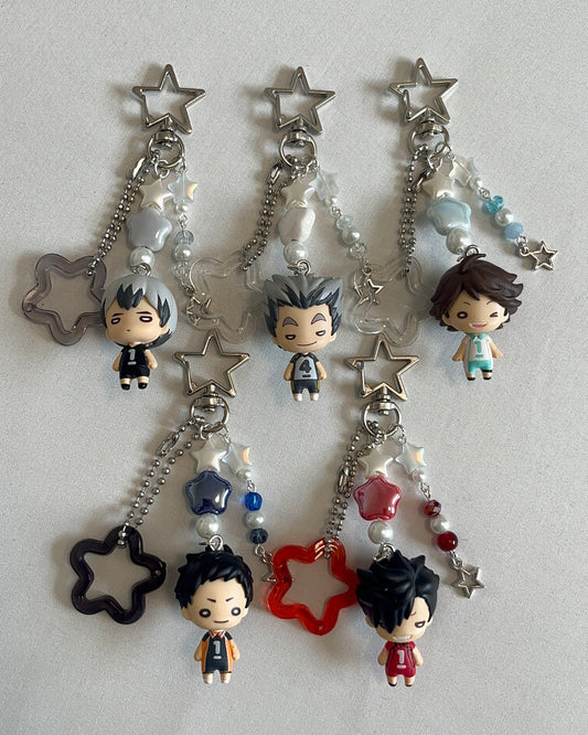 mini haikyuu charms