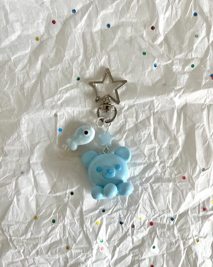 jellyfish rilakkuma keychain