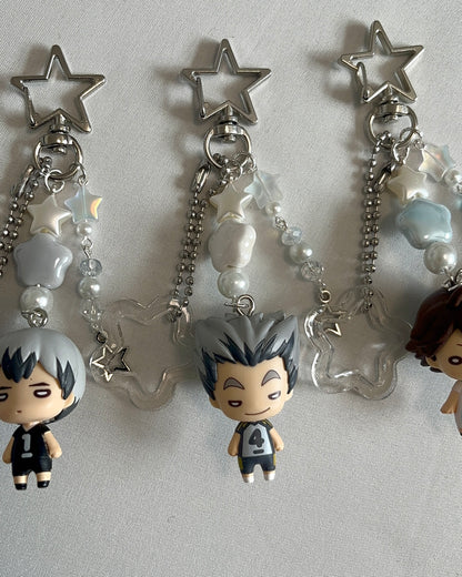 mini haikyuu charms