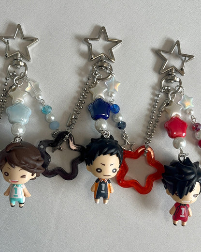 mini haikyuu charms