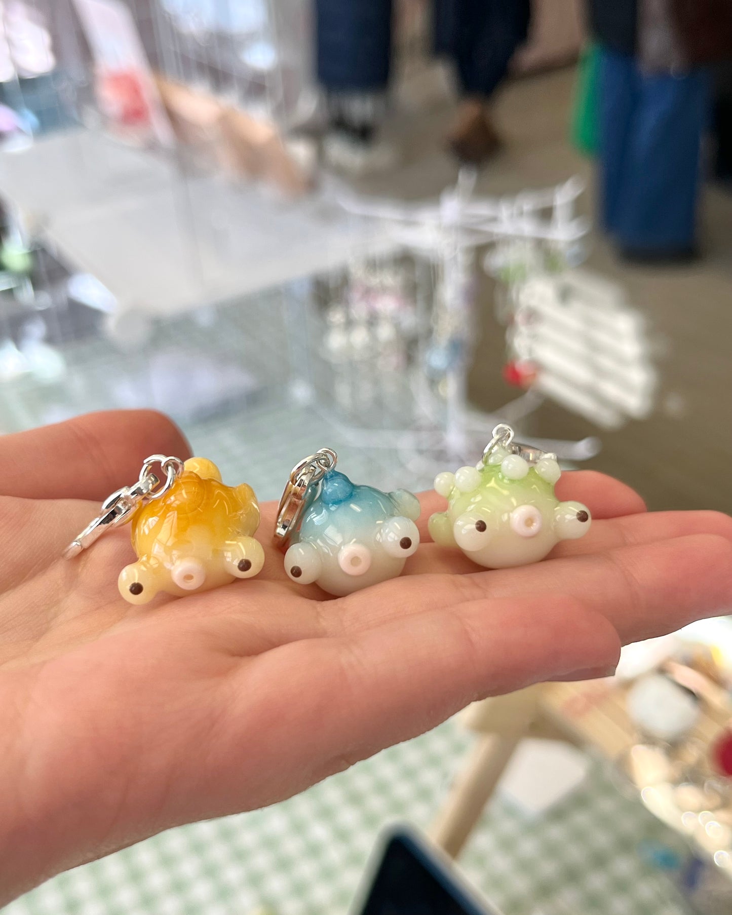 silly fish charms