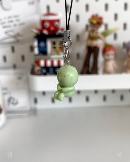 Smiski clay phonecharm glow in the dark