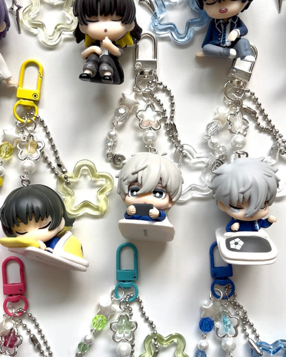sleepy bluelock keychain