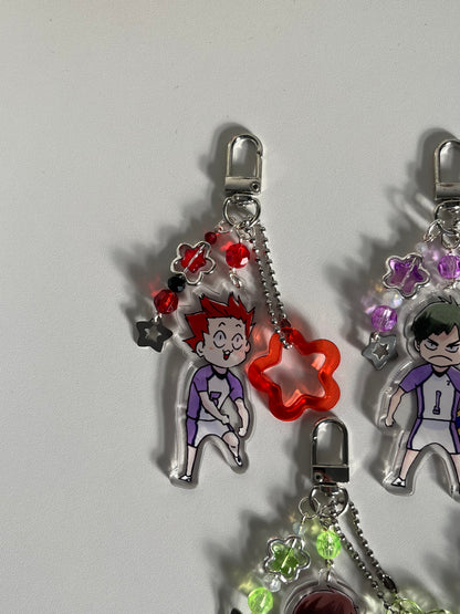 Acrylic Haikyuu keychains