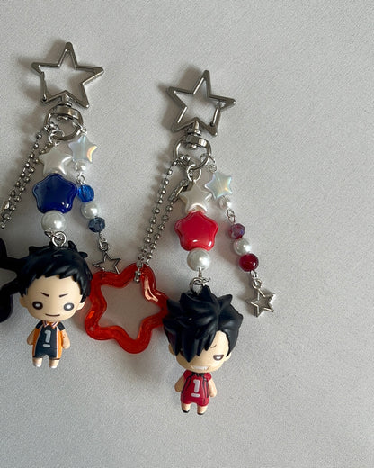 mini haikyuu charms