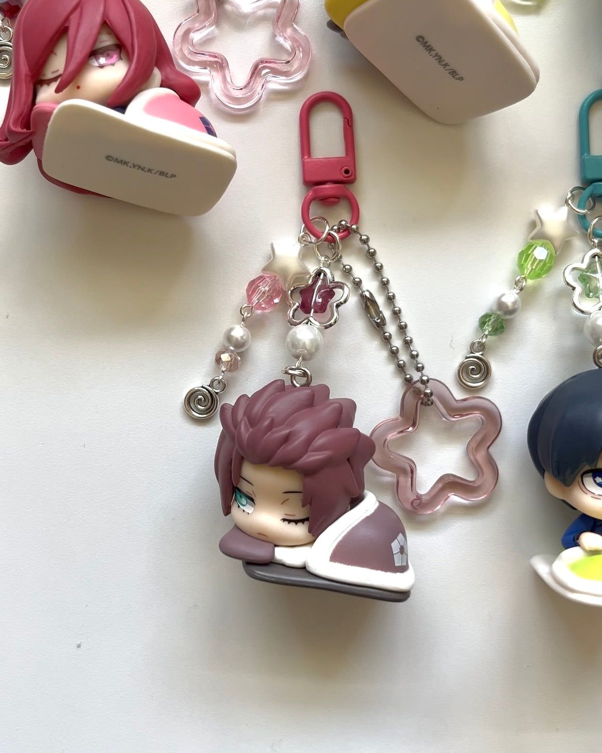 sleepy bluelock keychain