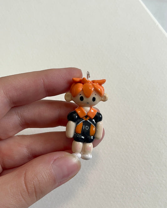 custom haikyuu clay charm