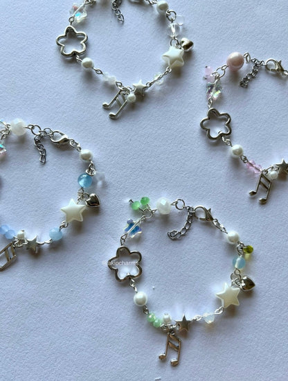 wavetoearth inspired charm bracelet